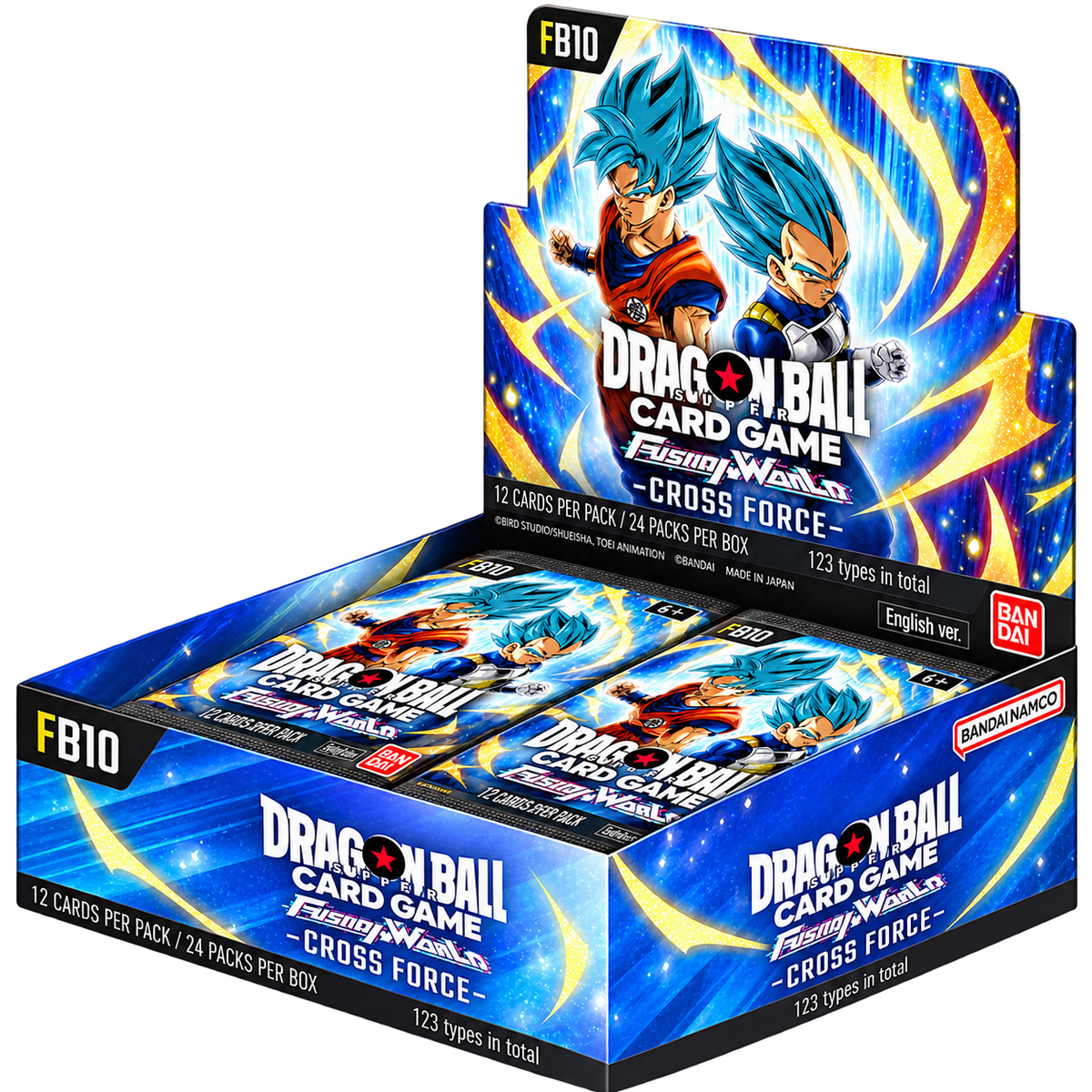 Dragon Ball Super Card Game Fusion World – FB10 Cross Force Booster Display | Englisch