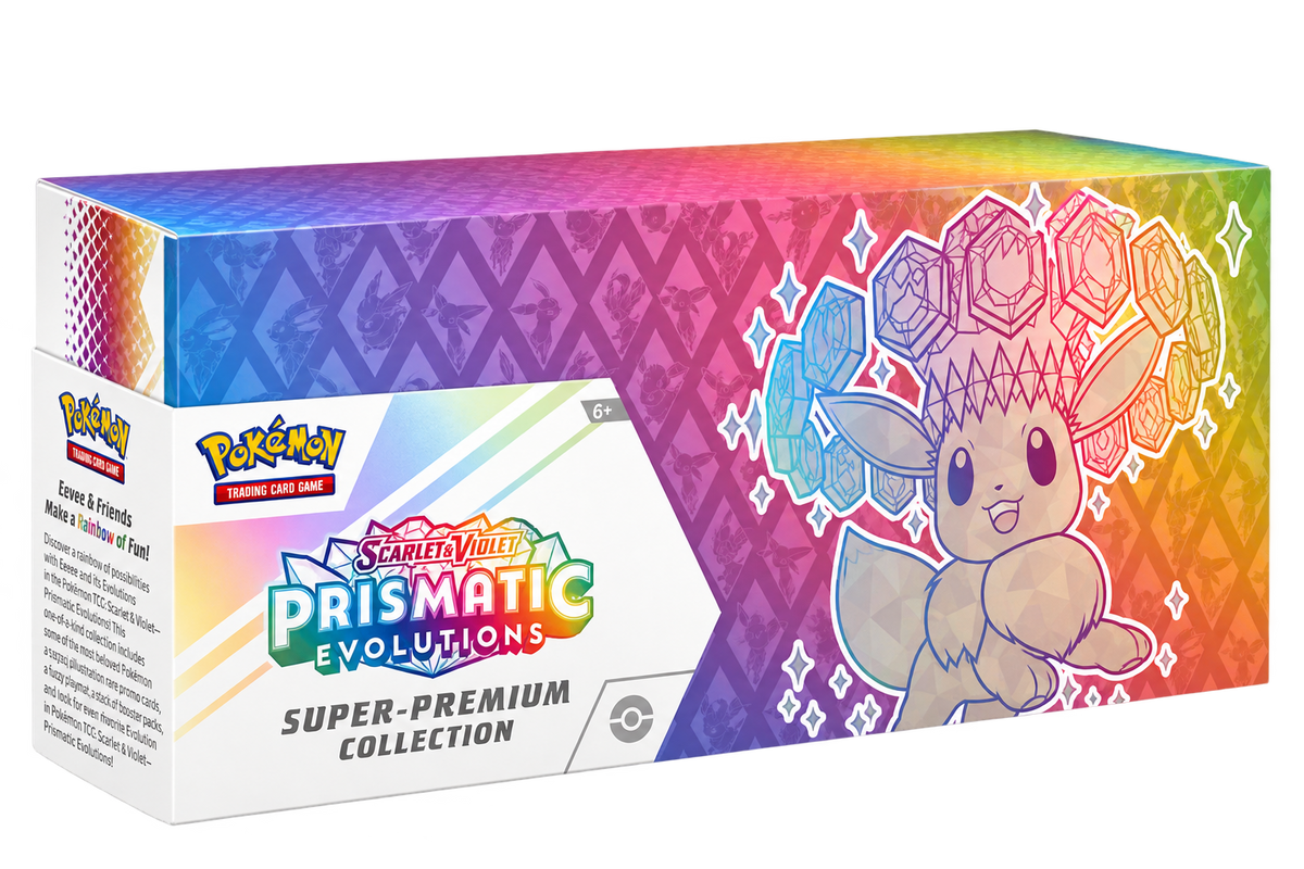 Pokémon Karmesin & Purpur – Prismatische Entwicklungen Super-Premium-Kollektion | Eevee