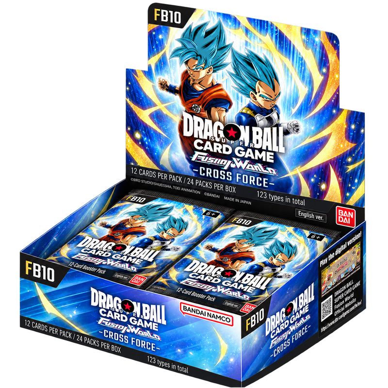 Dragon Ball Super Card Game Fusion World – FB10 Cross Force Booster Display | Englisch