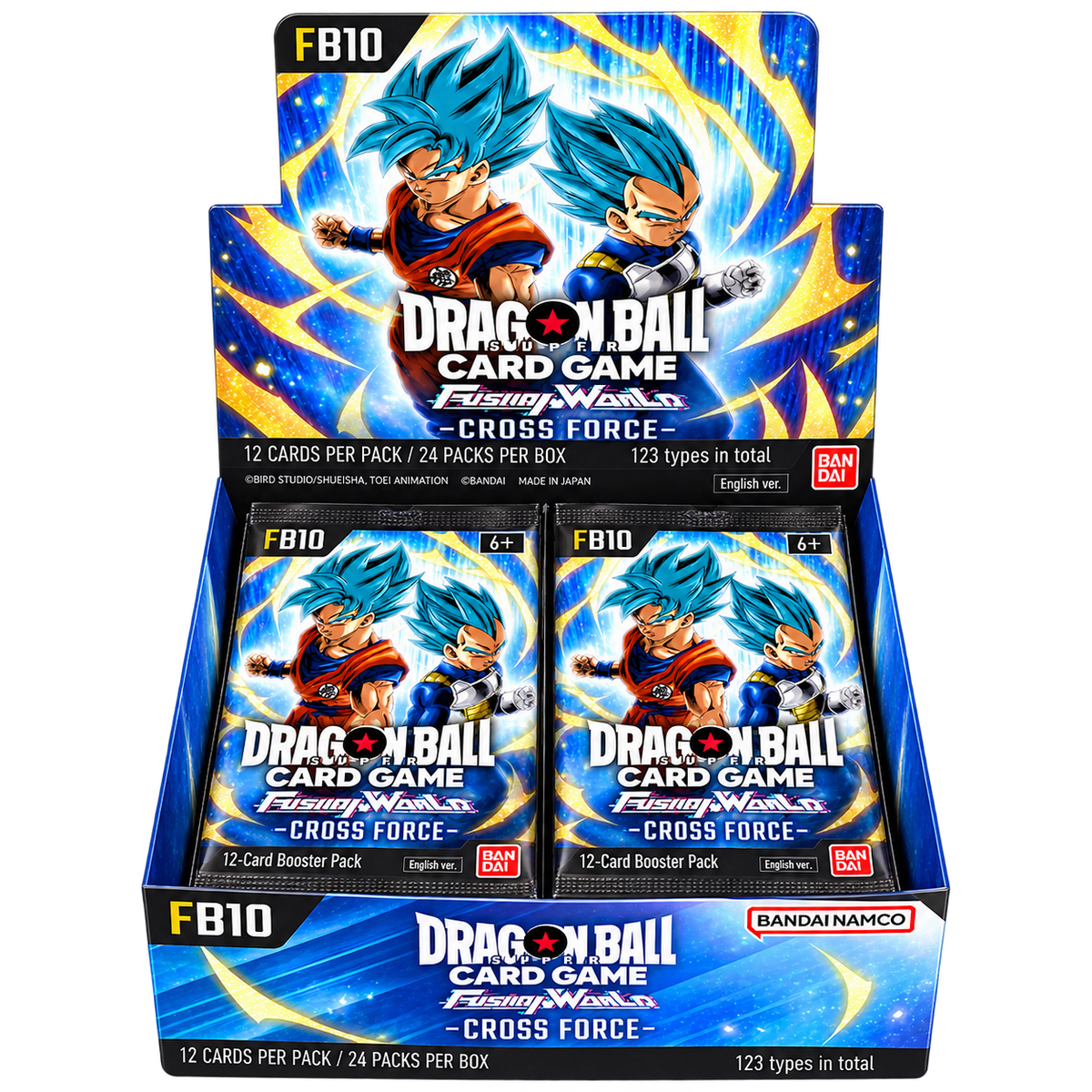 Dragon Ball Super Card Game Fusion World – FB10 Cross Force Booster Display | Englisch