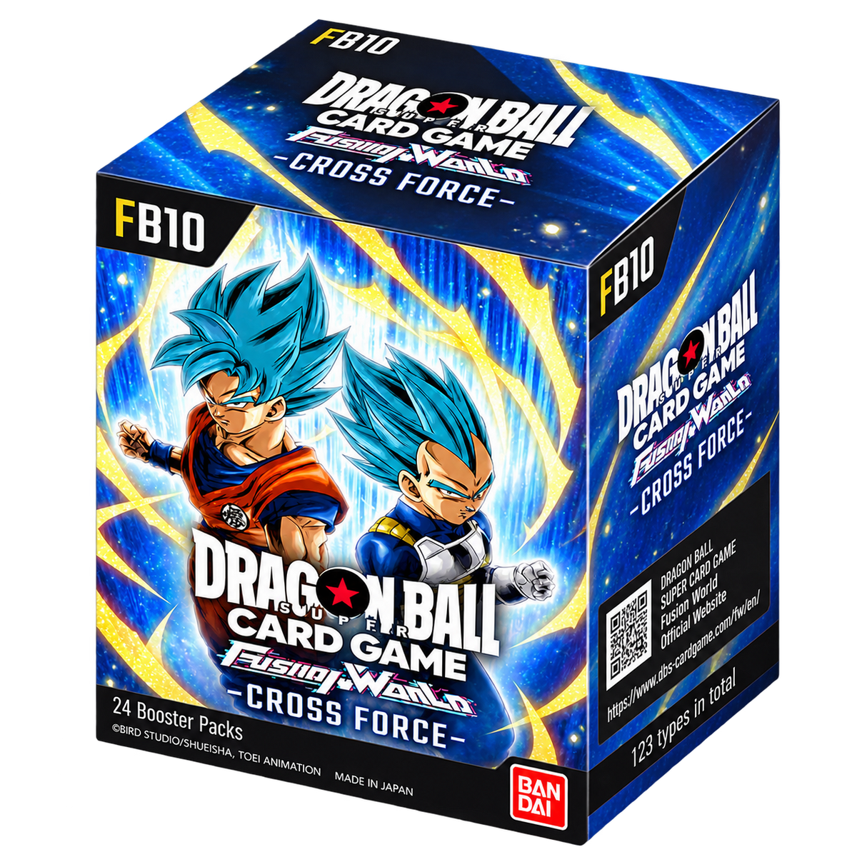 Dragon Ball Super Card Game Fusion World – FB10 Cross Force Booster Display | Englisch