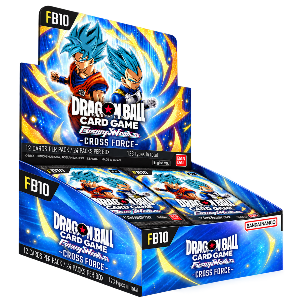 Dragon Ball Super Card Game Fusion World – FB10 Cross Force Booster Display | Englisch